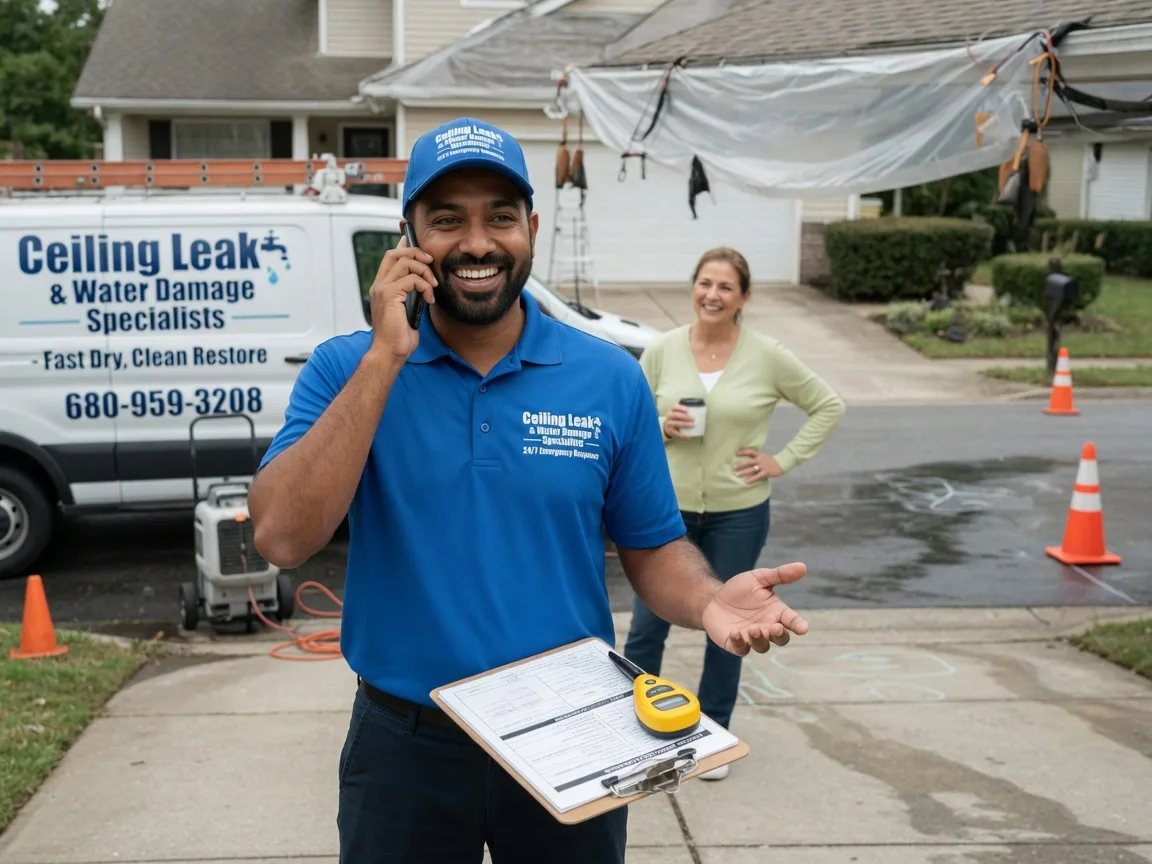 Ceiling Leak Cleanup Rutland, IA FAQs
